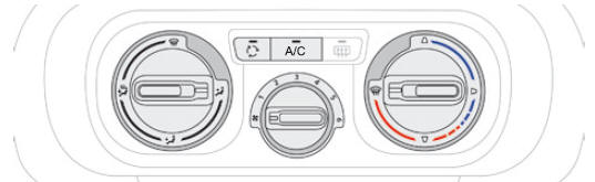 Ar condicionado manual 