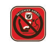 Airbag de passageiro OFF (Desligado)