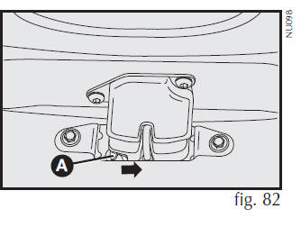 Abertura de emergência da tampa do porta-malas