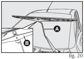 Substituição das palhetas do limpador do para-brisa