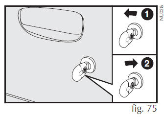 Travamento manual por fora