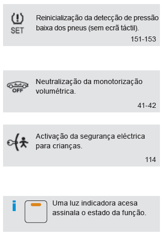 Haste lateral dos comandos*