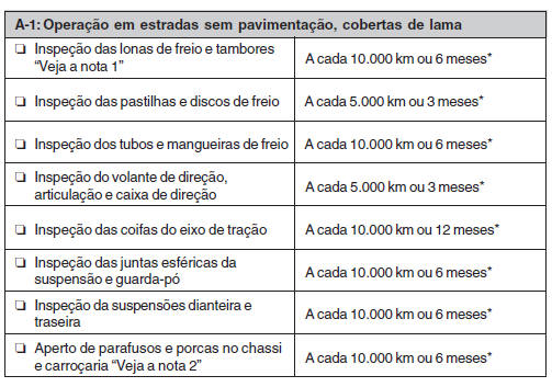 Revisões Programadas Adicionais